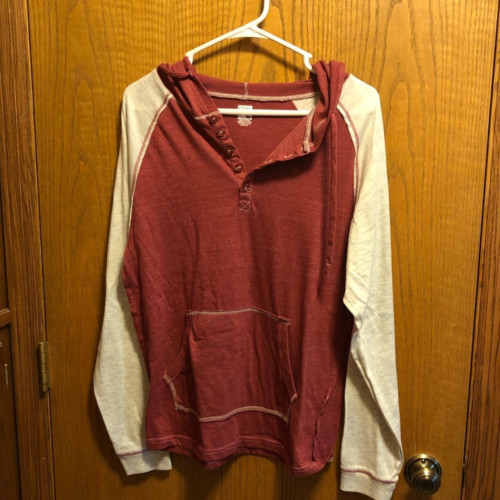 FUSAI Size L Long Sleeve Thin Hoodie